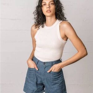 Denim Blue Women's Bermuda Shorts